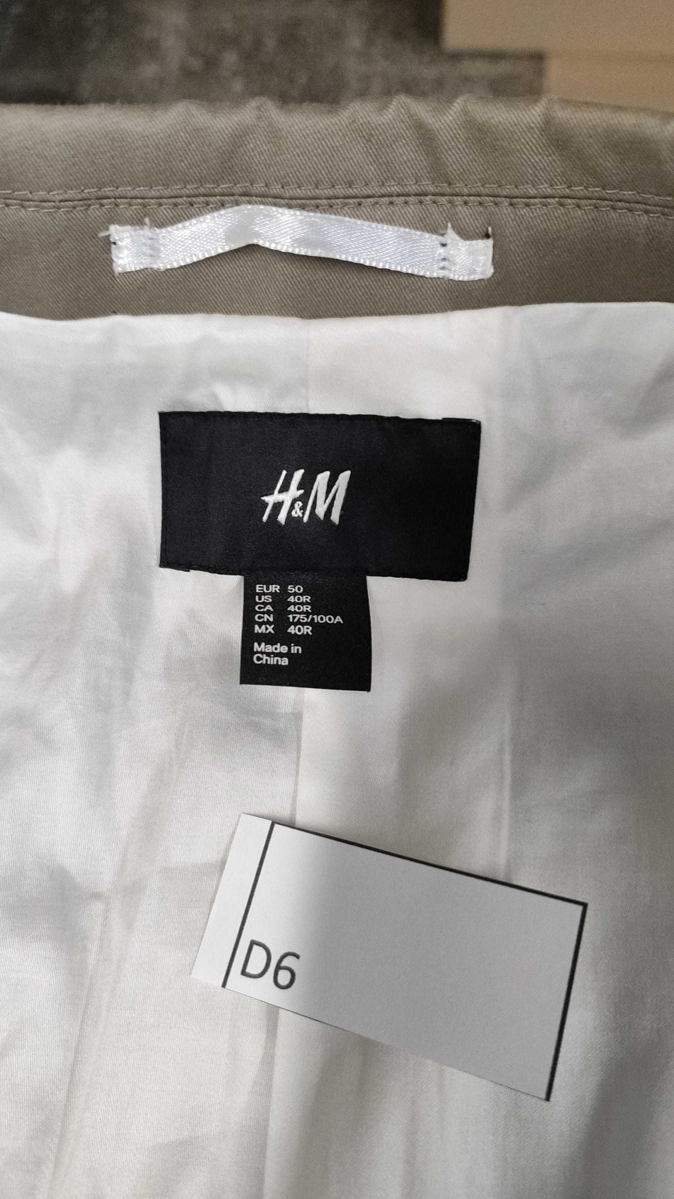 Bawełniana marynarka męska H&M r 50