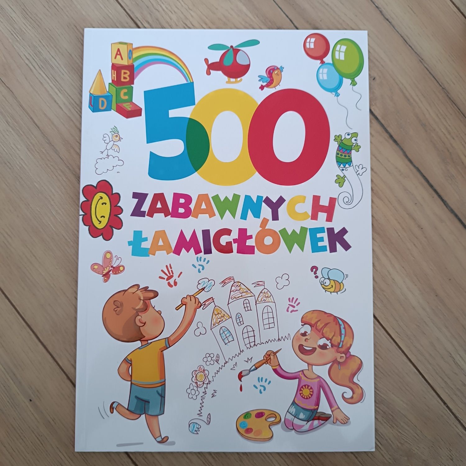 Książka dla dzieci zabawy i łamigłówki 500