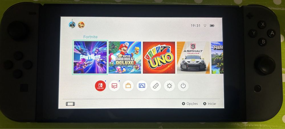 Nintendo switch como nova