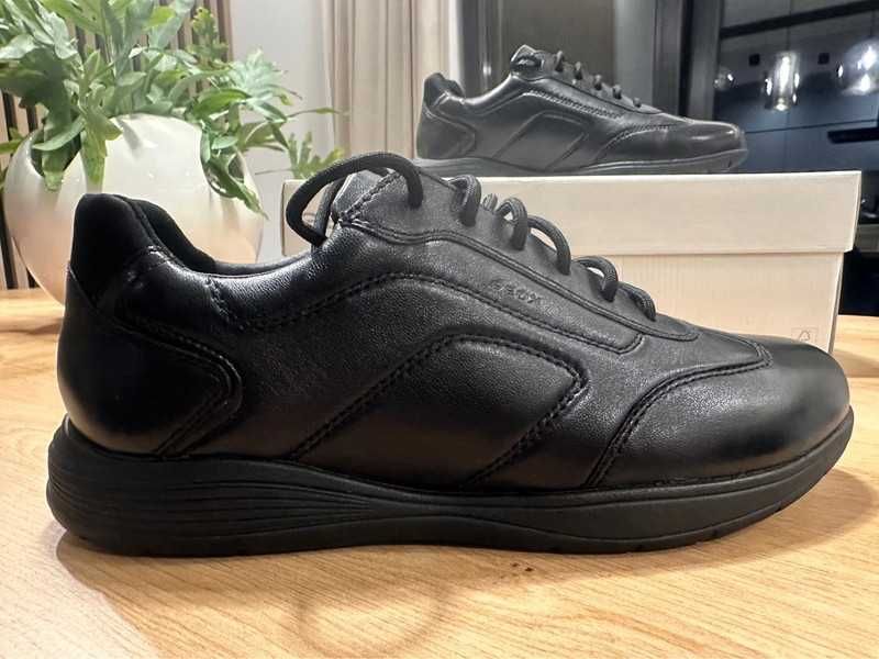 Sneakersy GEOX spherica Ec2 skórzane