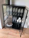 Ikea Rudsta Szklana Witryna Loft Czarna Antracyt Metalowa