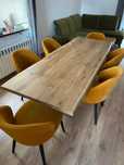 Stol debowy Dostawki Loft  Dab Lite drewno Rustic Nowoczesny Lity dab