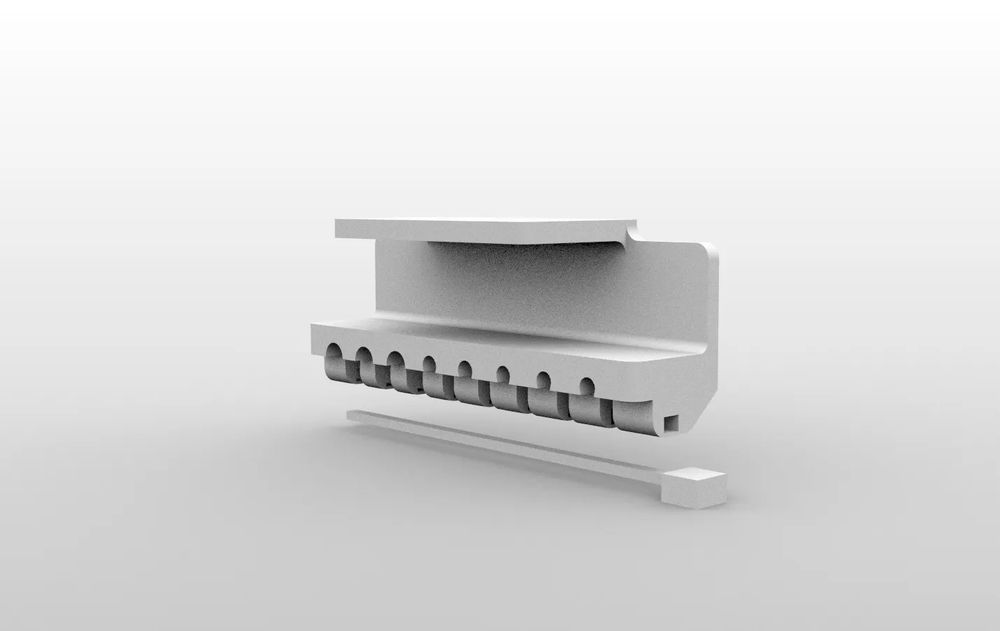 Organizador de Cabos Invisível para Secretária