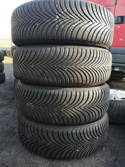 Komplet kół zimowych 5x112 VW Audi Skoda 205/60/16 Michelin 7,5mm
