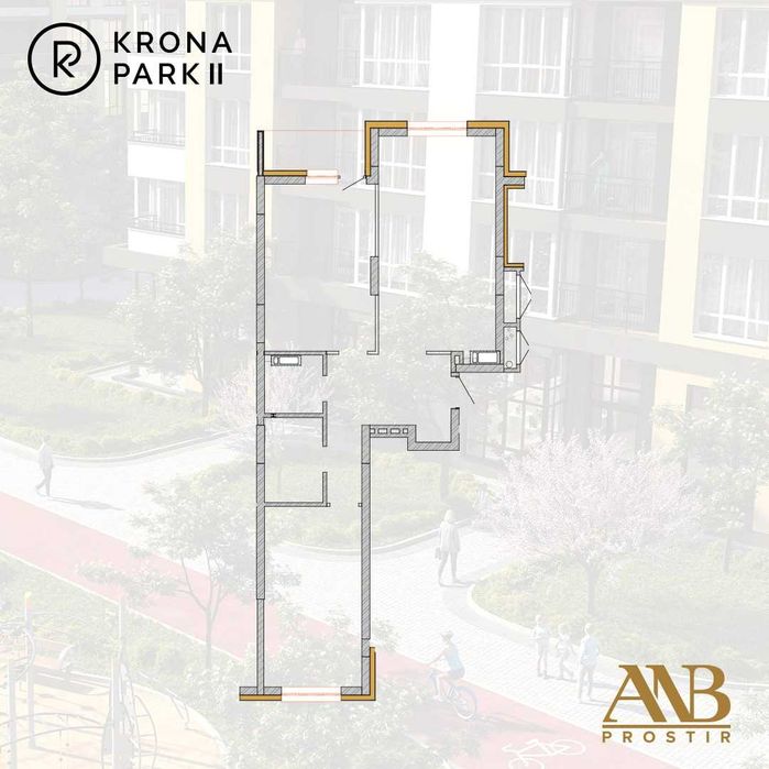 Крона Парк 2. Без комісії, продаж від забудовника!