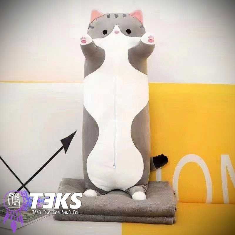 ПЛЕД подушка и ИГРУШКА 3в1 TEKS, сова, мишка, зайка, бегемот, волк.
