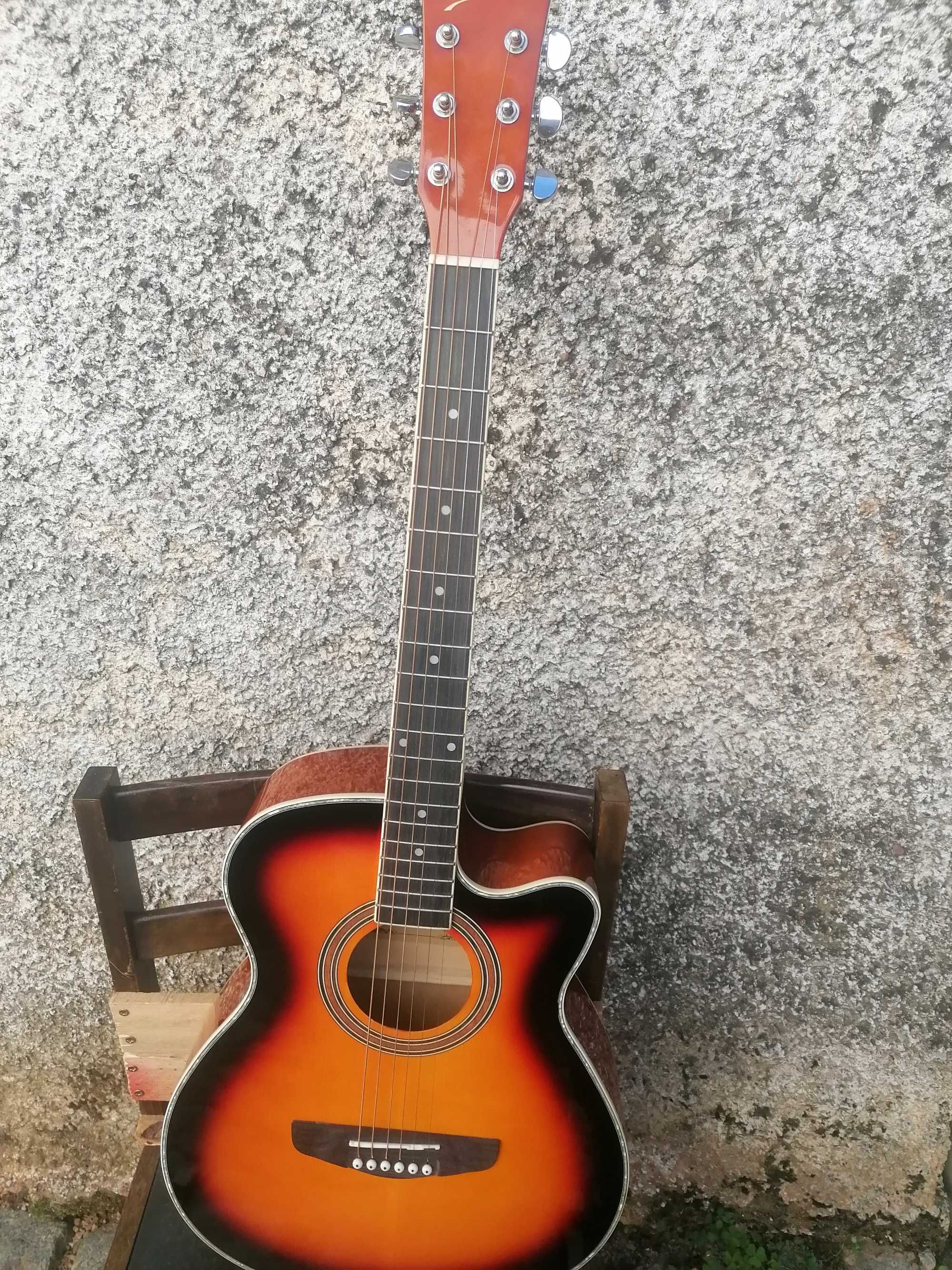 guitarra deviser electro acoustica como nova