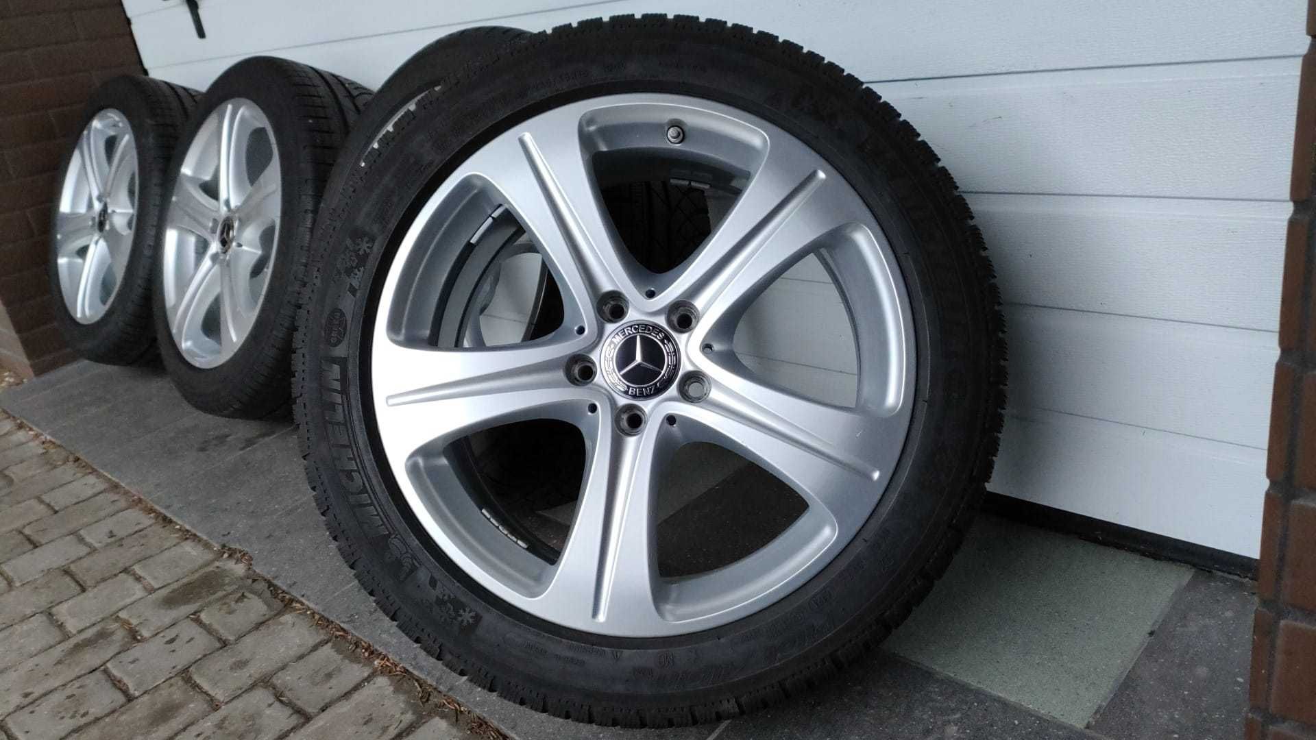 Koła Mercedes E-Klasa 18" 5x112 opony zimowe 245/45/18 TPMS  (OL1284)