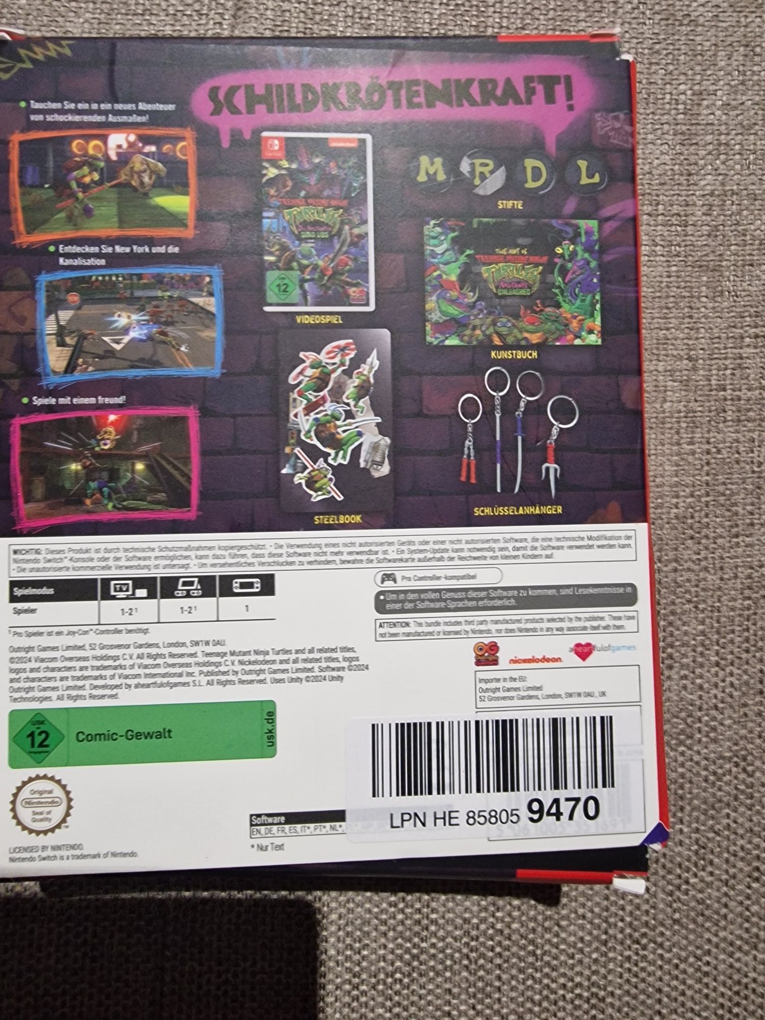 Teenage Mutant Ninja Turtles: Mutants Unleashed Edycja Deluxe Switch