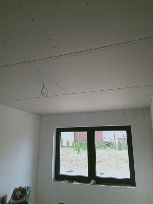 SZPACHLOWANIE, Sufity Podwieszane,Celuloza,Adaptacja Poddasza