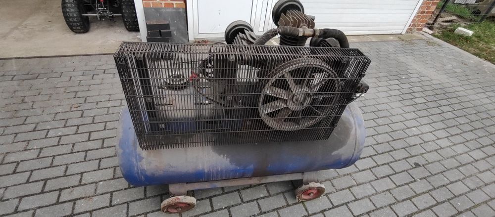 Kompresor sprężarka duża 250 litrów 3 tłokowa butla zbiornik pompa