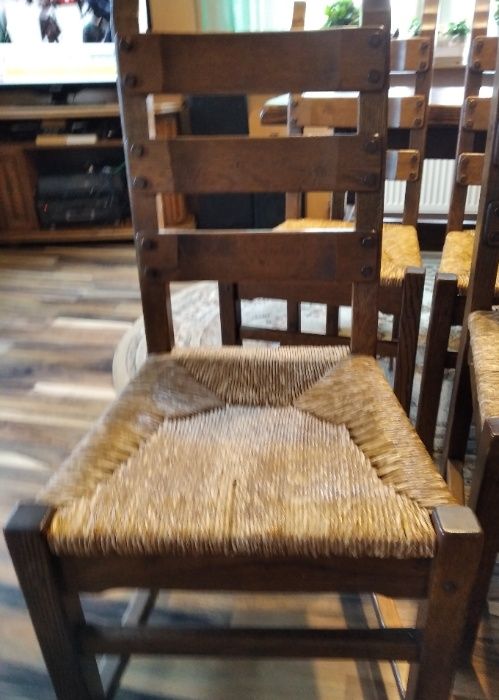 Stół drewniany + krzesła