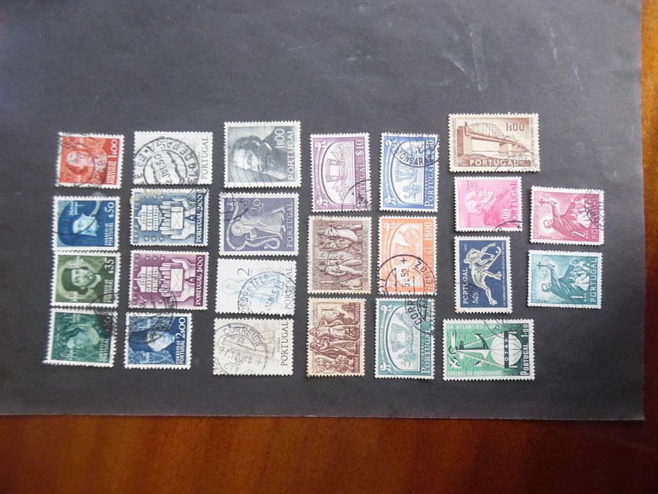 Selos Portugal 1949/50/51/52- Coleções incompletas. Bons valores