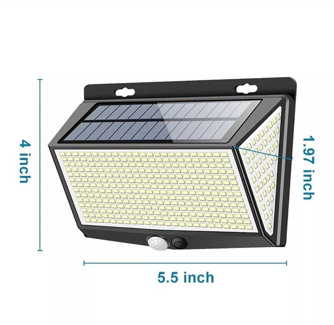 Luz solar 468 LED's