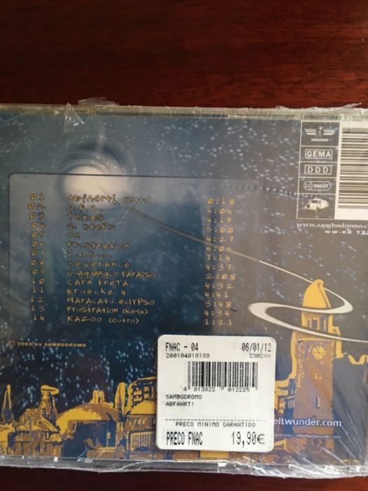CD música brasileira embalagem selada