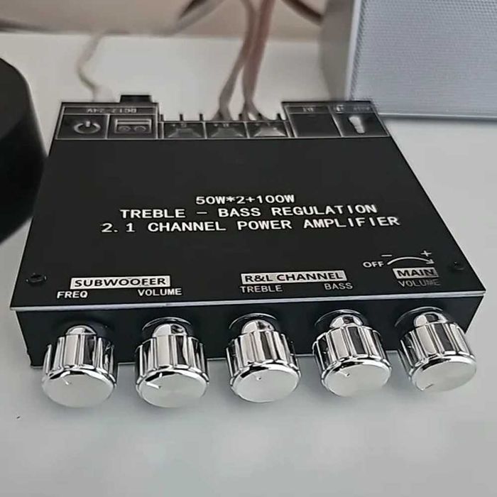 Премиальный ZK-MT21 Усилитель мощности звука 2.1 сабвуфер підсилювач