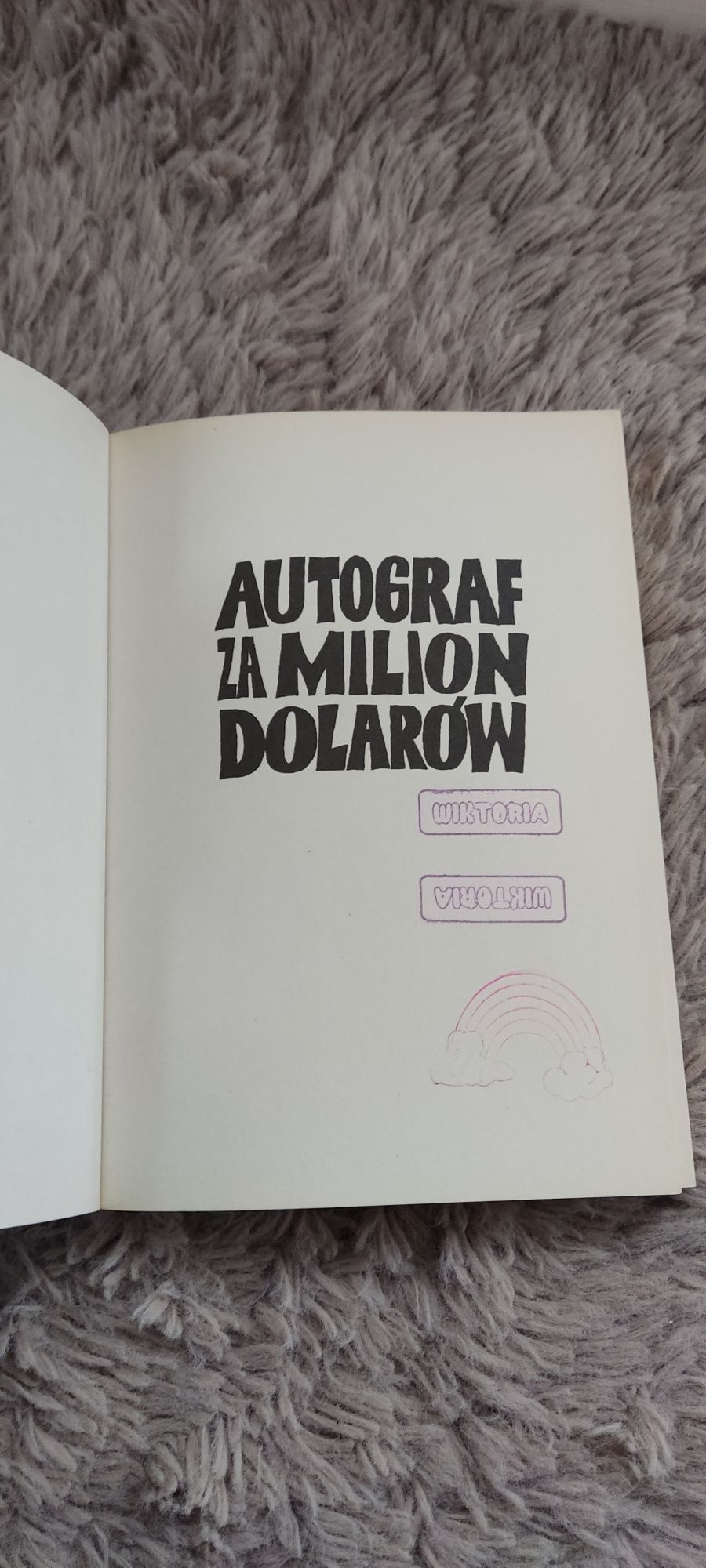 Autograf za milion dolarów Rafał Witek książka