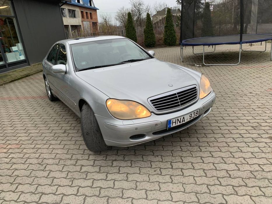 W220 3.2 автомат газ чорна шкіра