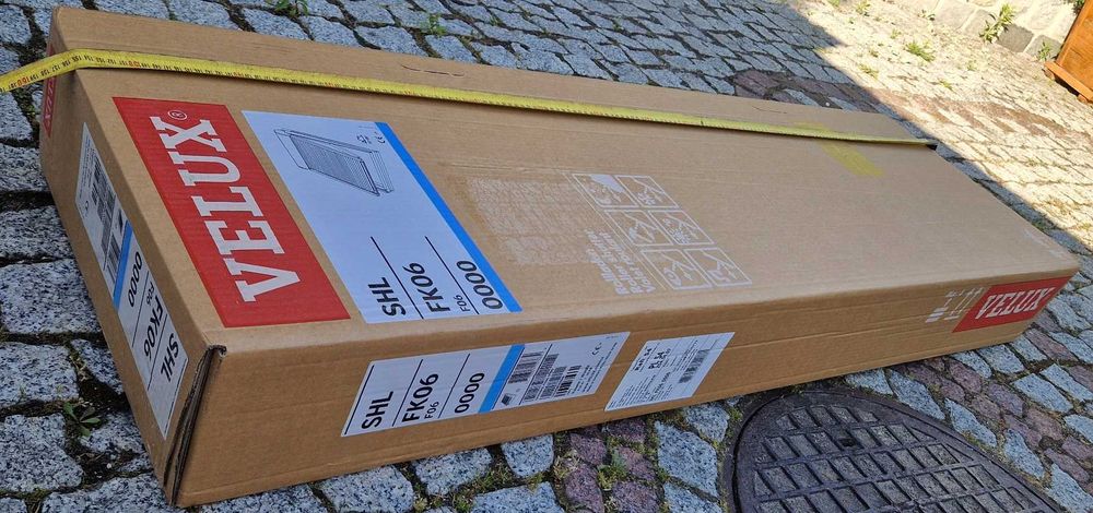 Nowa roleta zewnętrzna VELUX SHL FK06 66x118cm Wrocław