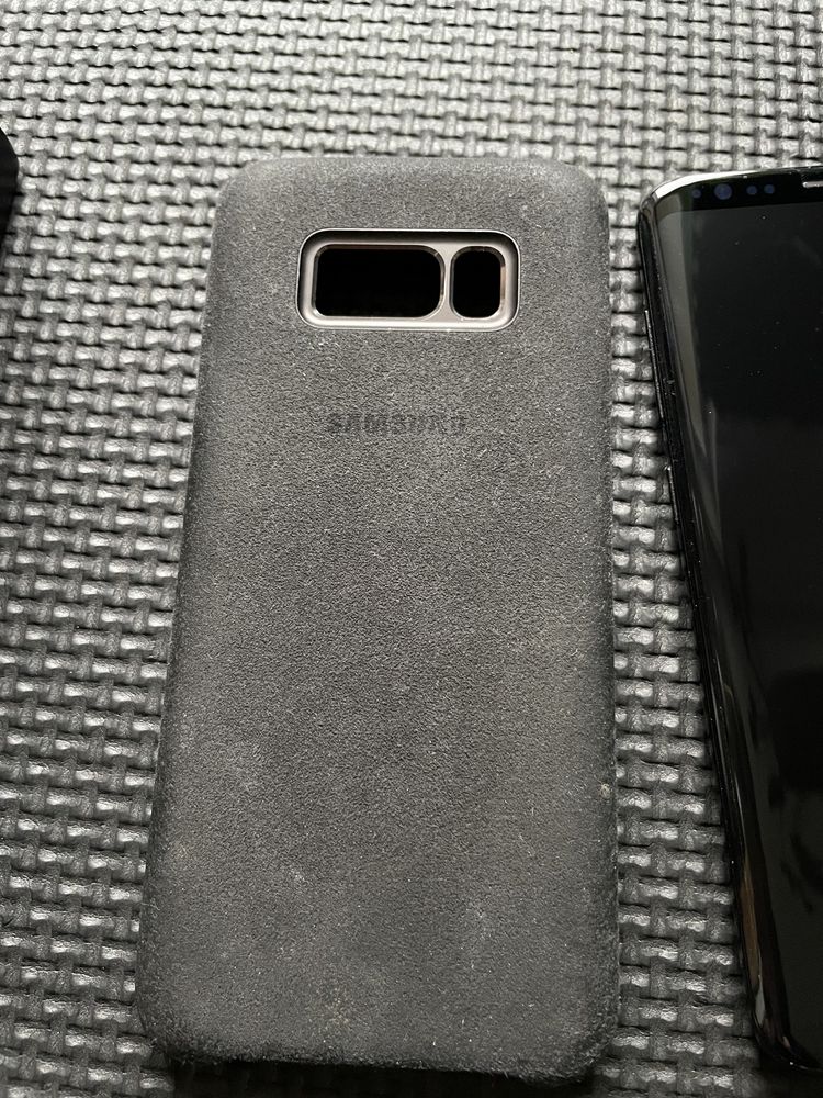 Samsung Galaxy S8 komplet plus oryginalne etui alcantara