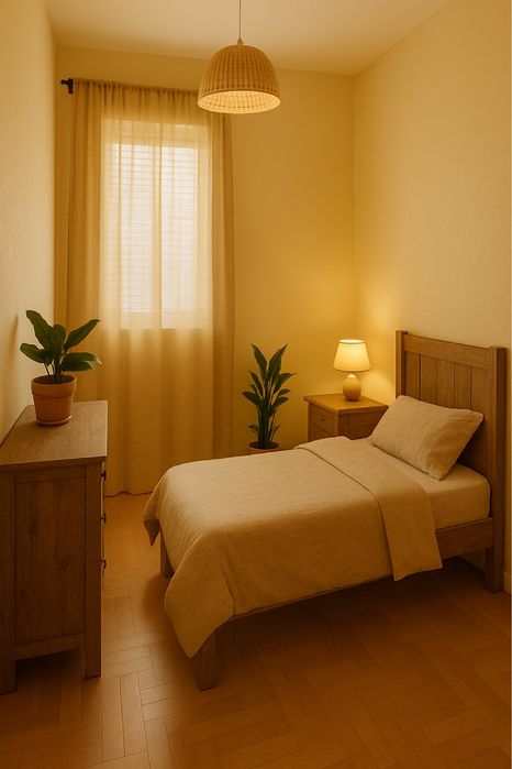 Quarto Individual em Vivenda com Piscina – Tudo Incluído