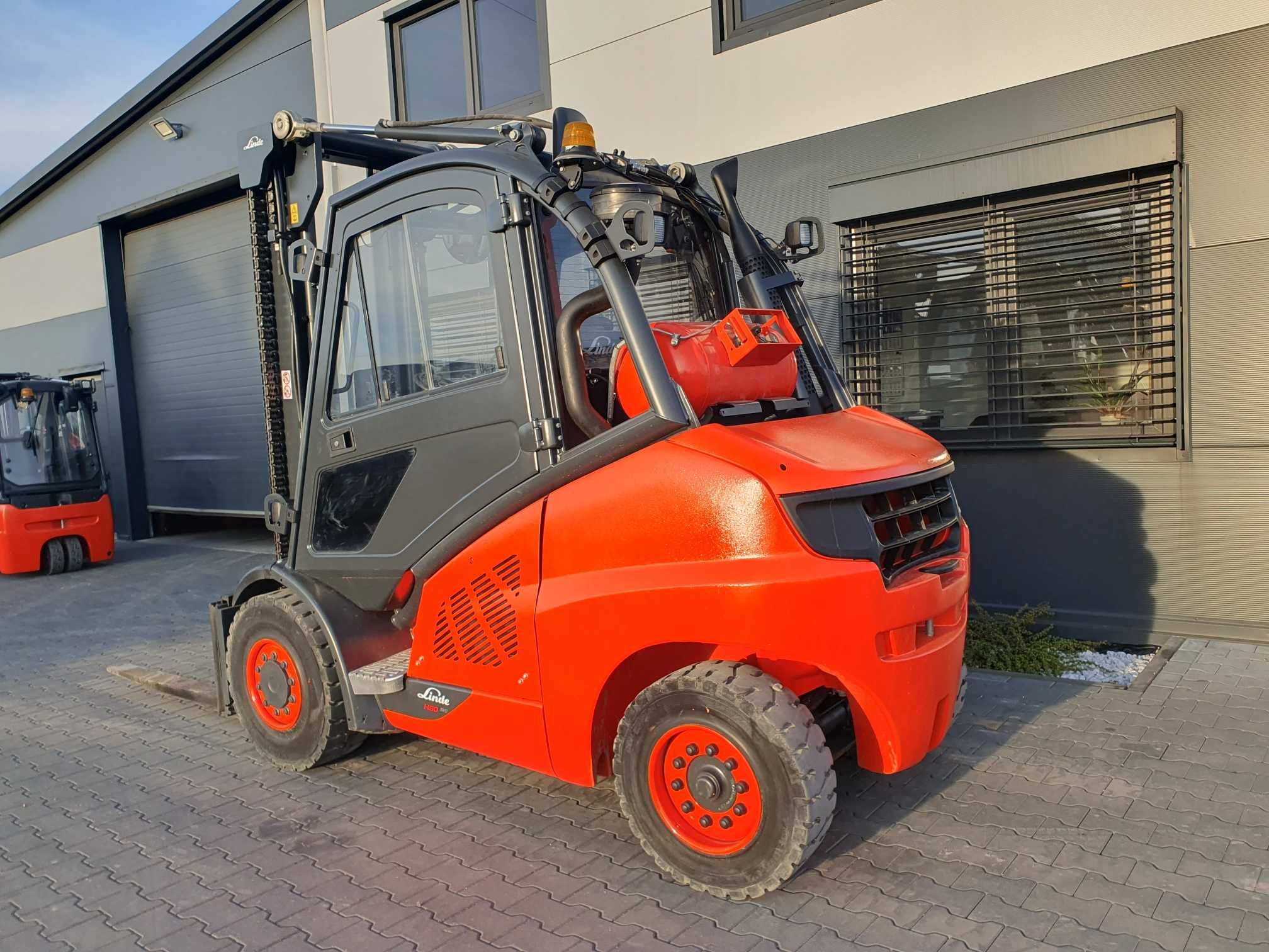 LINDE H50T 2018r 7020mtg Kabina 4 sekcje Wózek widłowy H45 H60 H40