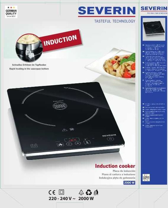 Kuchenka Severin KP 1071 Indukcyjna Przenosna Ceramiczna