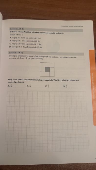 Teraz egzamin ósmoklasisty arkusze matematyka