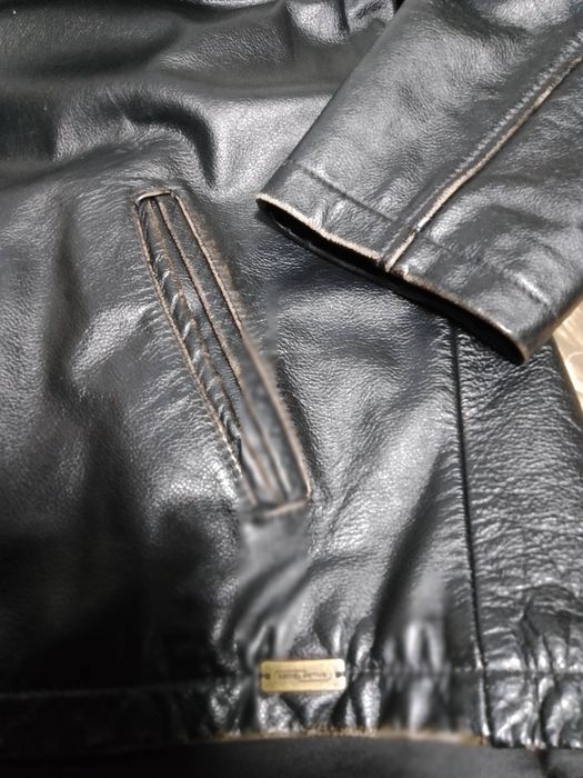 Kurtka skórzana męska 52