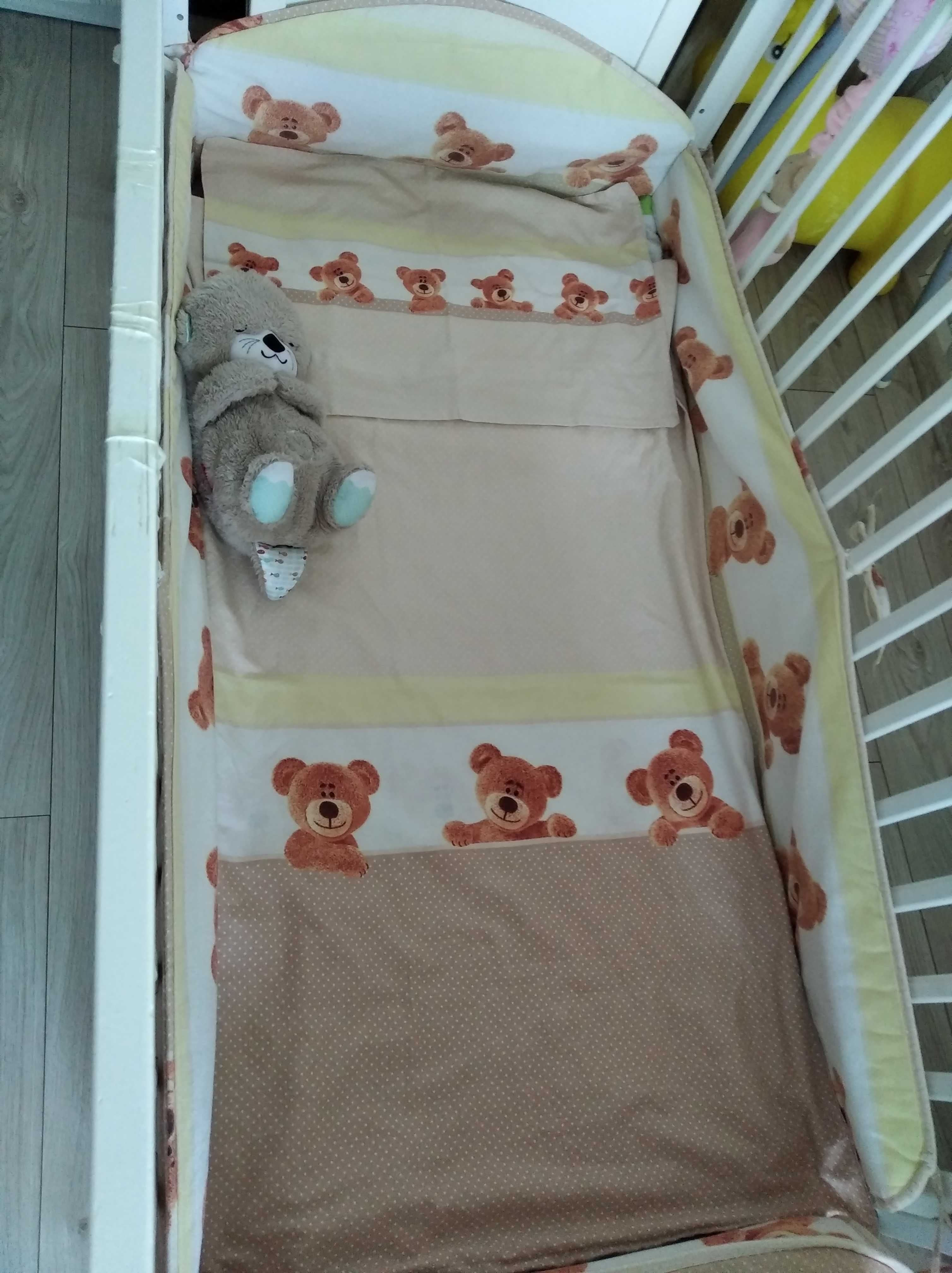 Pościel dziecięca  łóżeczko 120x60 Komplet wypełnienie, poszewki zasło