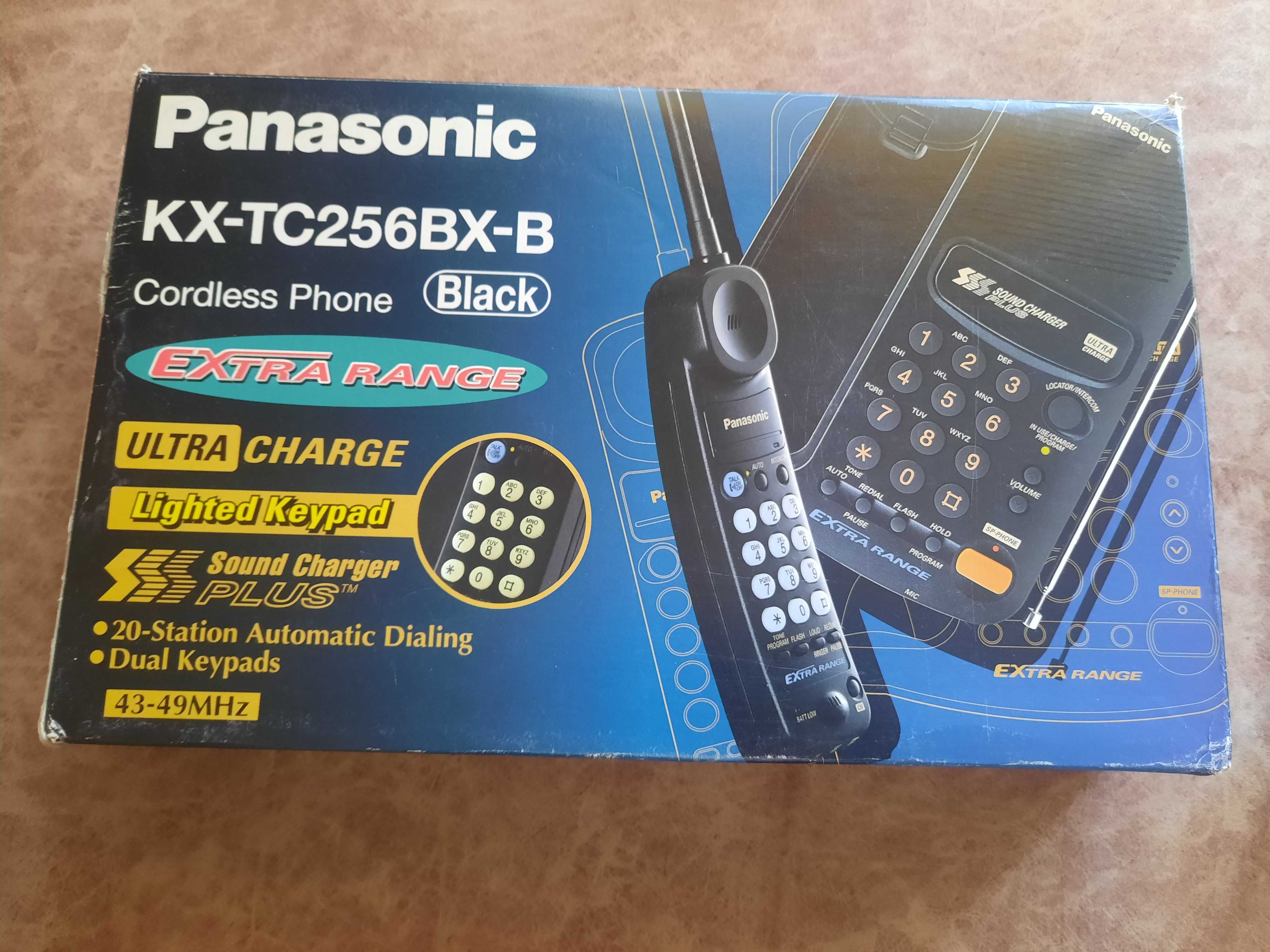 Радіо телефон  Panasonic KX-TC256BX-B