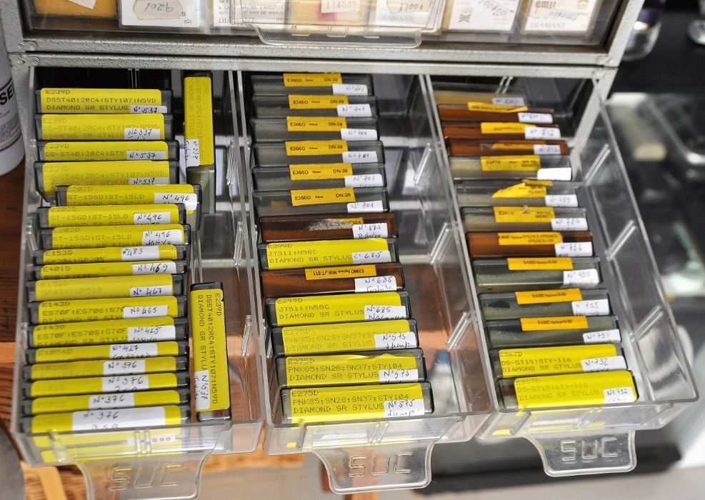 Agulhas (Stylus) para cabeças de gira discos