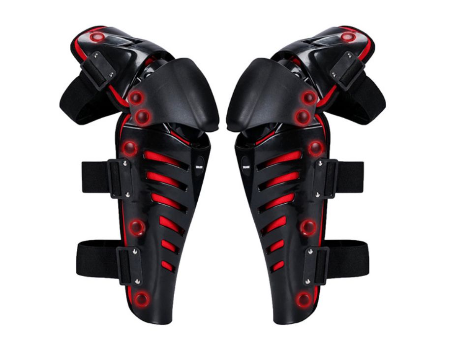 SULAITE красные ШАРНИРНЫЕ мото наколенники, защита колен, моноколеса