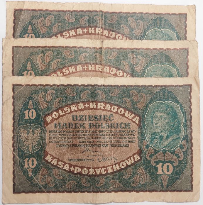 10 marek polskich 1919 r.