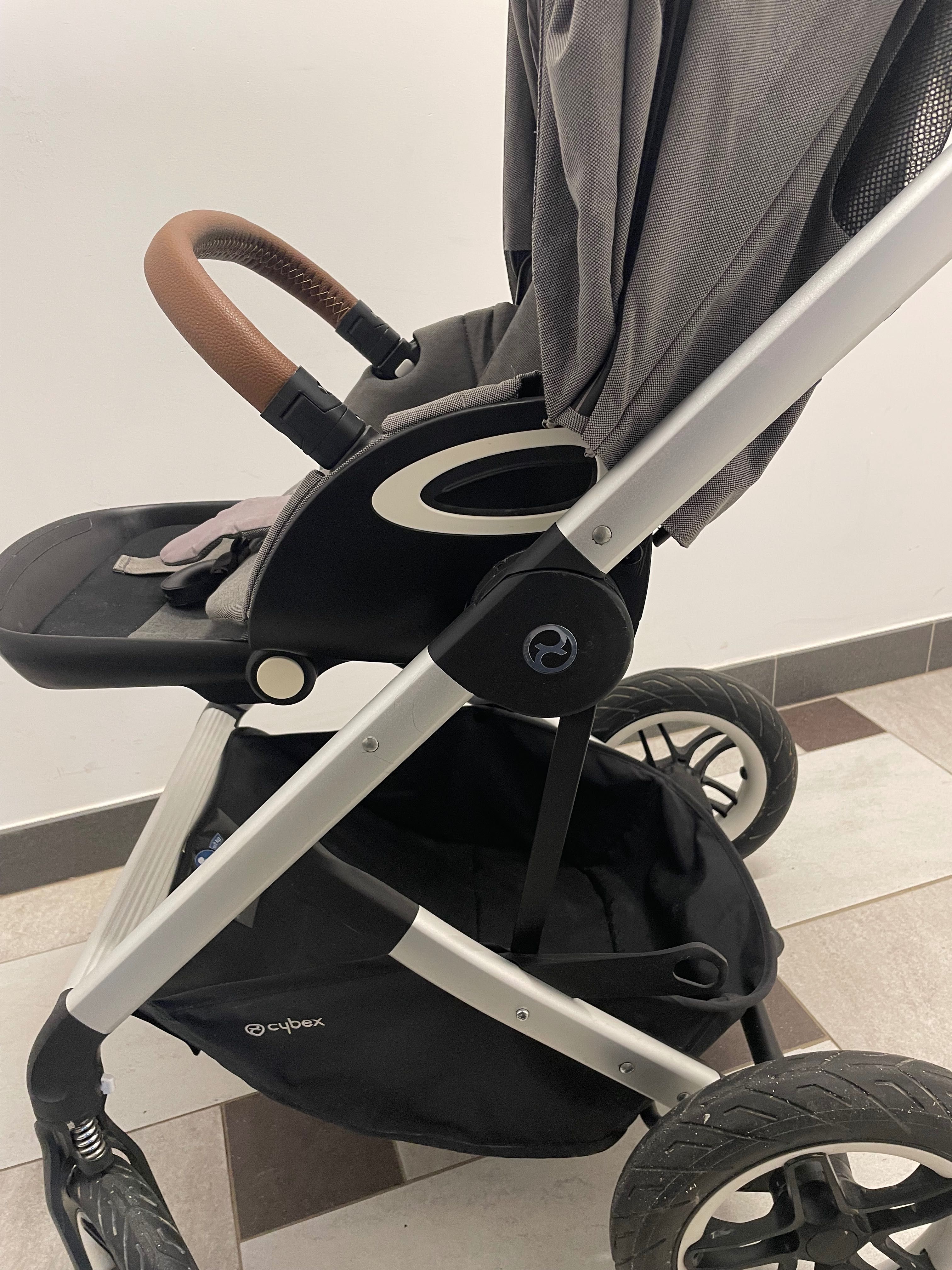 Wózek Cybex Talos S Lux spacerówka+gondola Soho Grey