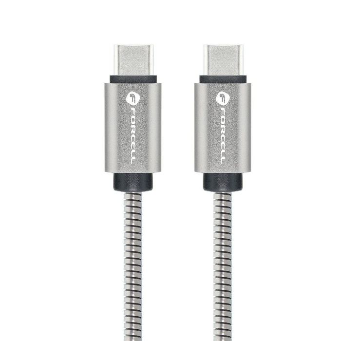 FORCELL F-ENERGY Metal C237 kabel Typ C do Typ C PD QC4.0 3A 60W 1 m
