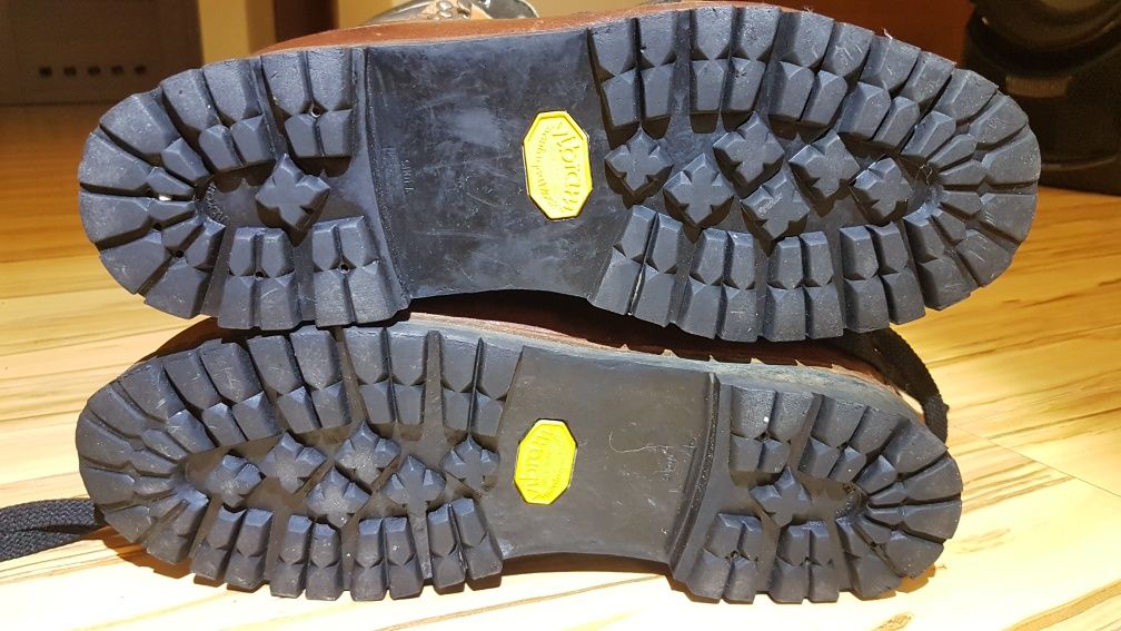 Buty trekkingowe górskie skóra VIBRAM KOFLACH j. Meindl Lowa Hanwag 45