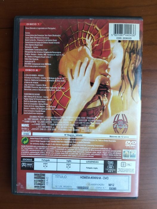 DVD Homem-Aranha edição de 2 discos