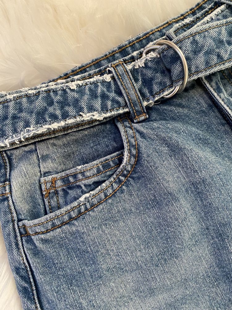Śliczna spódnica jeansowa Zara Basic Denim 100% bawełna rozm XS