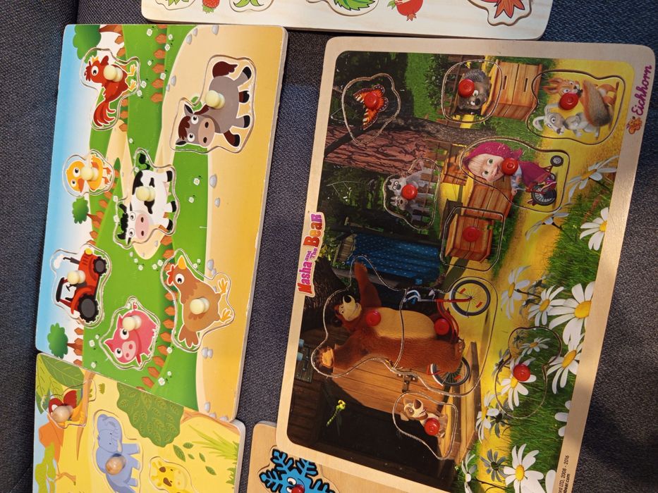 Układanki, puzzle dla maluchów