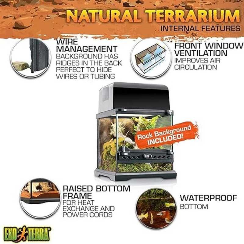 PROMO Exo Terra Terrário Nano Wide 20x20x20 NOVO
