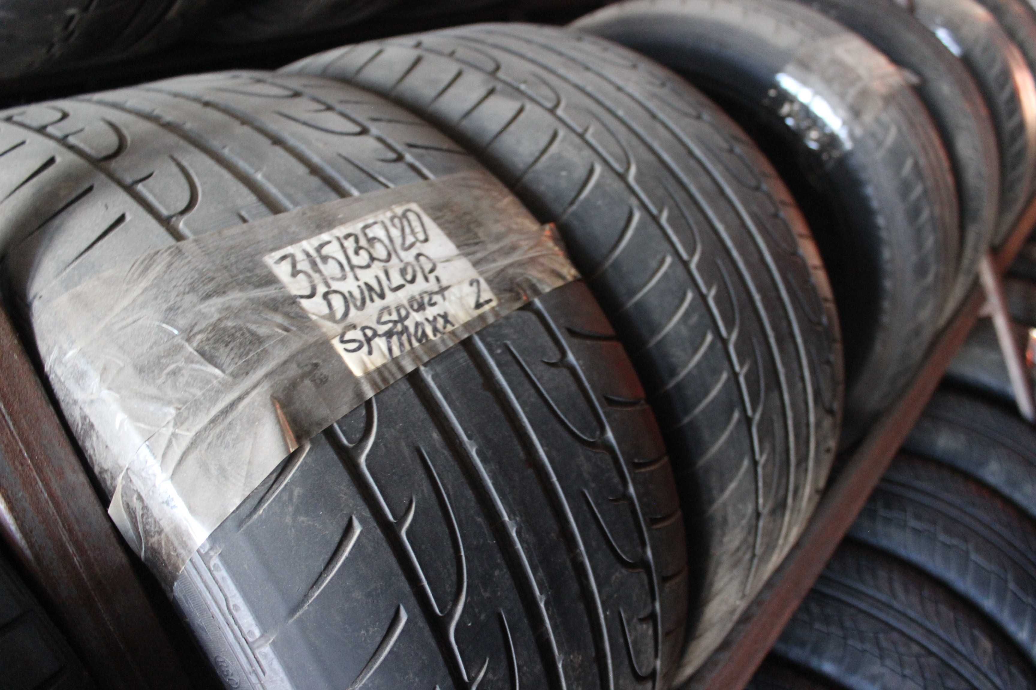 315-35-R20 DUNLOP SP SPORT MAXX 2 штуки пара летней резины GERMANY