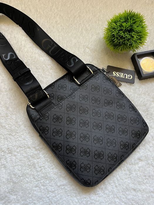 ‼️Чоловіча сумка через плече Guess Vezzola, Месенджер через плече гуес