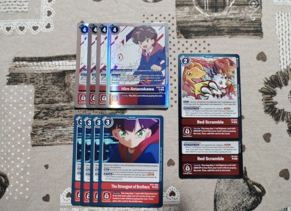 Base de Deck Gammamon – Digimon TCG (com suportes EX10)