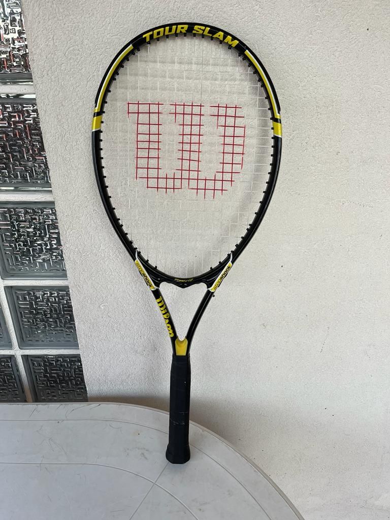 Wilson Court Zone Stop Shock Power Bridge Tennis Racquet 4 3/8" Grip