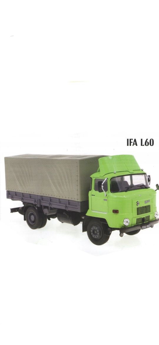 Model IFA L60 Kultowe Ciężarówki PRL skala 1:43 Deagostini