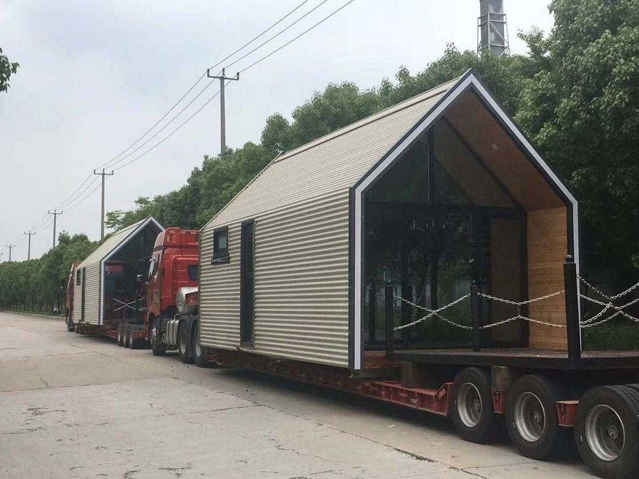bungalows/casas LSF modulares moveis e domes