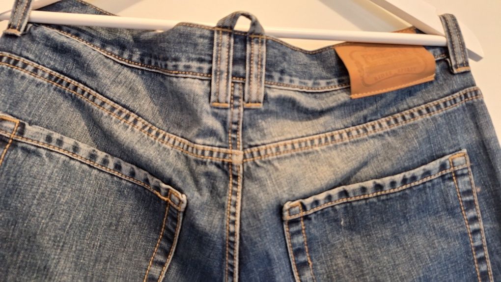 Spodnie motocyklowe jeans męskie xxl