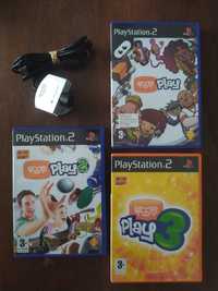 Conjunto Jogos EyeToy para Playstation 2 + EyeToy Camera