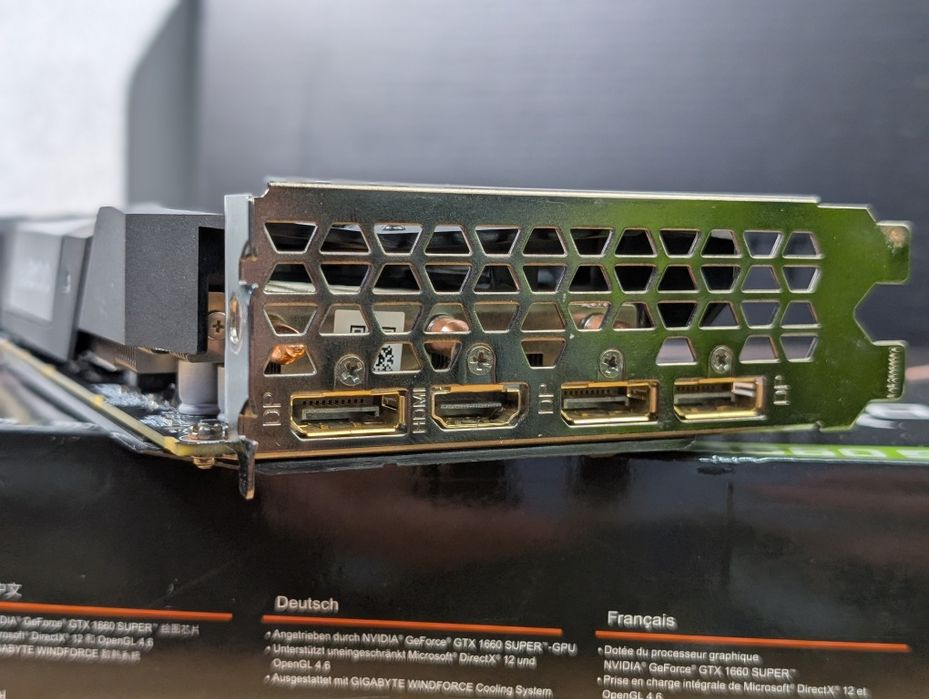 Стан нової! Відеокарта GIGABYTE GAMING GTX 1660SUPER 6GB (GDDR6) Гаран